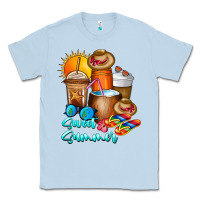 Dusty Blue Sweet Summer Classic Tee - CowhideDigitalArt