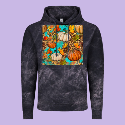 Fall Pumpkin Seamless Pattern Vintage Hoodie Designed By Bundleandbundleshop