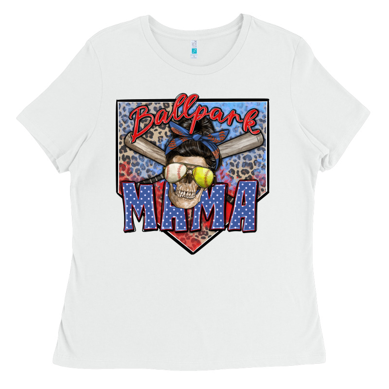 Ballpark Mama Ladies Tee by Zillion Design Studio | Teevron