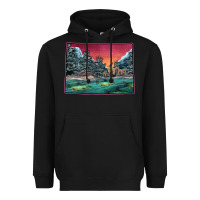 Black Colorado Scenery Map Heavyweight Hoodie - Bettercallsaul
