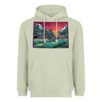 Matcha Colorado Scenery Map Heavyweight Hoodie - Bettercallsaul
