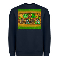 Navy st patricks day lucky mama Heavyweight Sweatshirt - Artiststas