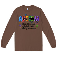 Chestnut autism mama Long Sleeve Tee - MaliasSmallBusiness