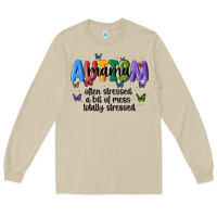 Mushroom autism mama Long Sleeve Tee - MaliasSmallBusiness