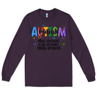 Plum autism mama Long Sleeve Tee - MaliasSmallBusiness