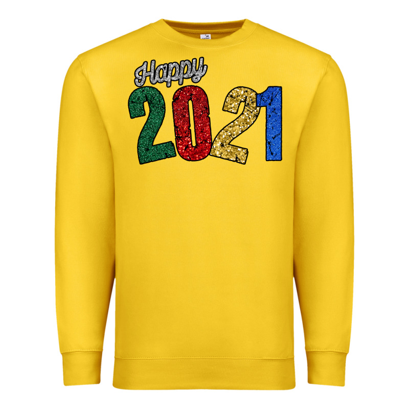 Happy 2021 Premium Sweatshirt by Bettercallsaul | Teevron