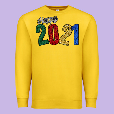 Happy 2021 Premium Sweatshirt Designed By Bettercallsaul