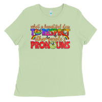 What A Beautiful Day To Respect Other Peoples Pron Ladies Tee | Teevron