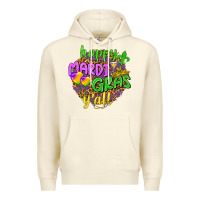 Sandshell Happy Mardi Gras y'all Premium Hoodie - NancyCooperArtShop