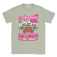 Matcha As a Aquarius Girl I was Born with My Heart on my Sleeve and a mouth Classic Tee - Jasminsmagicworld