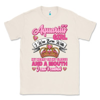 Natural As a Aquarius Girl I was Born with My Heart on my Sleeve and a mouth Classic Tee - Jasminsmagicworld