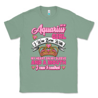 Sage As a Aquarius Girl I was Born with My Heart on my Sleeve and a mouth Classic Tee - Jasminsmagicworld