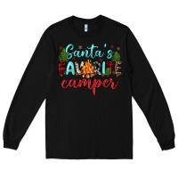 Black santa s favorite camper Long Sleeve Tee - JahusDesignShop