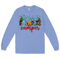 Colony Blue santa s favorite camper Long Sleeve Tee - JahusDesignShop