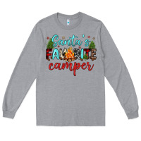 Heather Grey santa s favorite camper Long Sleeve Tee - JahusDesignShop