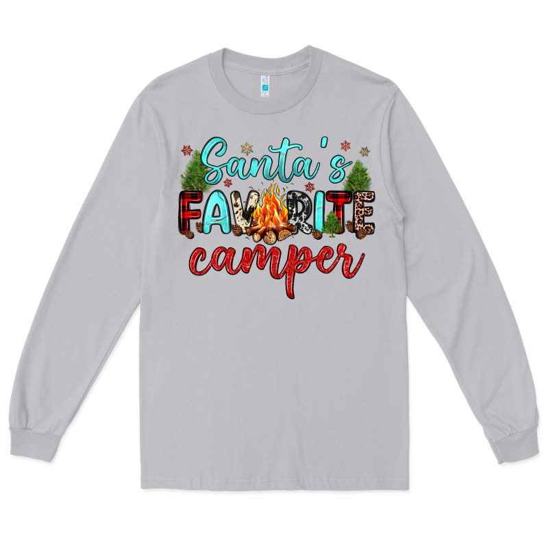 Santa S Favorite Camper Long Sleeve Tee by JahusDesignShop | Teevron