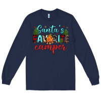 Navy santa s favorite camper Long Sleeve Tee - JahusDesignShop