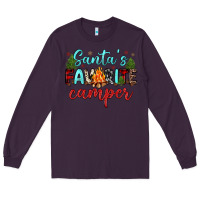 Plum santa s favorite camper Long Sleeve Tee - JahusDesignShop