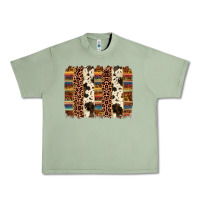 Oil Green serape sunflower cowhide leopard brushstroke Urban Heavy Tee - AdoDesignShop