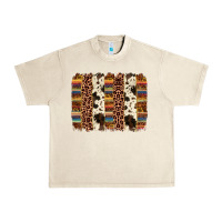 Sandshell serape sunflower cowhide leopard brushstroke Urban Heavy Tee - AdoDesignShop
