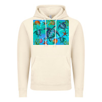 Vintage Artic Turtle Seashells Starfish Vintage Hoodie - Artiststas
