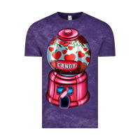Cloud Purple love and candy machine Vintage Tee - AdoDesignShop