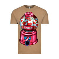 Vintage Coffee love and candy machine Vintage Tee - AdoDesignShop
