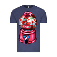 Vintage Denim love and candy machine Vintage Tee - AdoDesignShop