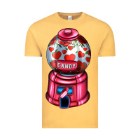Vintage Mustard love and candy machine Vintage Tee - AdoDesignShop