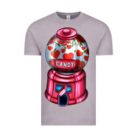 Vintage Zinc love and candy machine Vintage Tee - AdoDesignShop