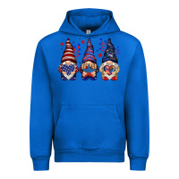 Cobalt 4th Of July gnomies with stars Urban Hoodie - HowdyJamesFarm