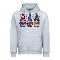 Heather Grey 4th Of July gnomies with stars Urban Hoodie - HowdyJamesFarm