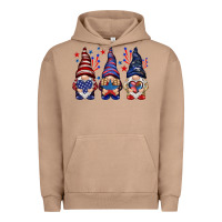 Pigment Burro 4th Of July gnomies with stars Urban Hoodie - HowdyJamesFarm