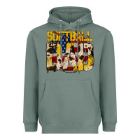 Sage American Softball Dad Heavyweight Hoodie - Bettercallsaul