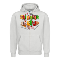 Dove Grey Christmas cafeteria crew Zipper Hoodie - MaliasSmallBusiness