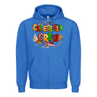 True Royal Christmas cafeteria crew Zipper Hoodie - MaliasSmallBusiness