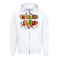 White Christmas cafeteria crew Zipper Hoodie - MaliasSmallBusiness