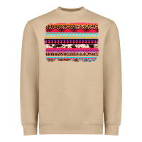Mushroom aztec western leopard cowhide background Heavyweight Sweatshirt - AdoDesignShop