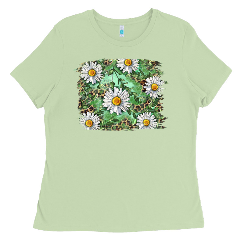 Daisy Leopard Ladies Tee by RanaPortraitStore | Teevron