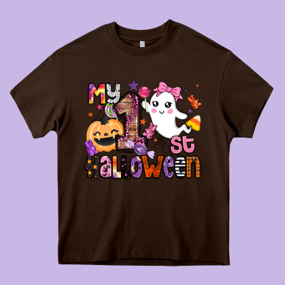My 1st Halloween Heavy Core Tee Designed By Barkaloodesign
