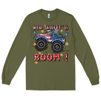Army Green 4th of july png, monster truck Long Sleeve Tee - MaliasSmallBusiness