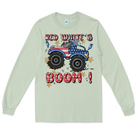 Matcha 4th of july png, monster truck Long Sleeve Tee - MaliasSmallBusiness