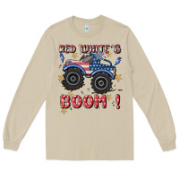 Mushroom 4th of july png, monster truck Long Sleeve Tee - MaliasSmallBusiness