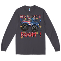 Smoke 4th of july png, monster truck Long Sleeve Tee - MaliasSmallBusiness