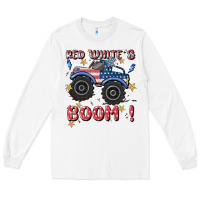 White 4th of july png, monster truck Long Sleeve Tee - MaliasSmallBusiness