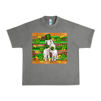 Tornado st patricks goat family shamrock gold serape leopard glitter wooden tu Urban Heavy Tee - Artiststas