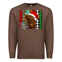 Chestnut Merry Christmas Cow Premium Sweatshirt - Bettercallsaul
