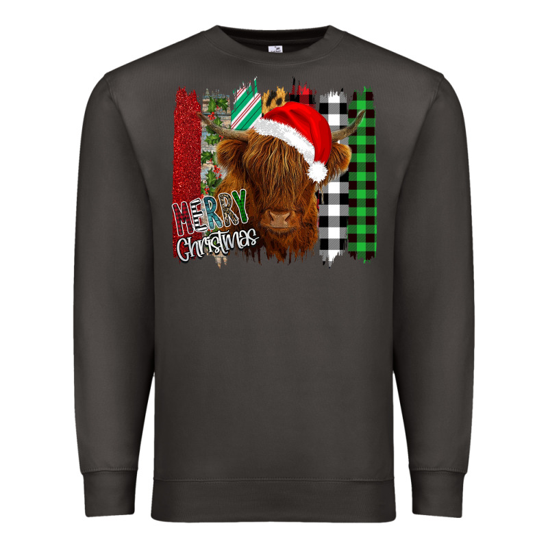Merry Christmas Cow Premium Sweatshirt by Bettercallsaul | Teevron