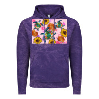 Cloud Purple Sunflowers Turtle Vintage Hoodie - Artiststas