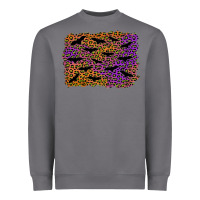 Storm halloween leopard bat background Heavyweight Sweatshirt - AdoDesignShop